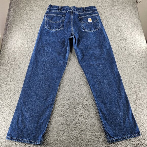 Carhartt FR Jeans Mens 36x32 Relaxed Fit Flame Resistant CAT 2 Workwear Pants - Picture 12 of 16